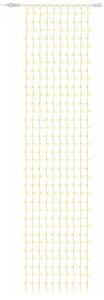 DECOLED Easy Fix LED světelný závěs interiér, 100 × 500 cm, teple bílá, 500 diod, 10 pramenů, čirý kabel, IP20, prodlužovací