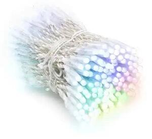 Barevná světýlka venkovní Twinkly strings PRO 25 m, RGB 250 diod, bílý kabel, IP44