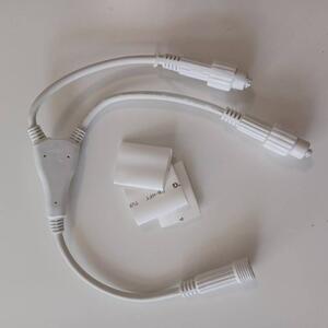 DECOLED Eco Fix T rozbočovač, 2 výstupy, bílý, 36 V