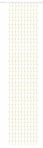 DECOLED Easy Fix LED světelný závěs venkovní, 100 × 500 cm, teple bílá, 500 diod, bílý kabel, IP67, prodlužovací