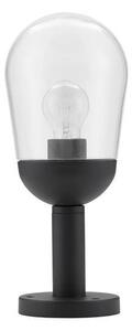 NV 9060195 Venkovní sloupkové svítidlo OMIKA tmavě šedý hliník a čiré sklo E27 1x12W 220-240V bez žárovky IP54 - NOVA LUCE
