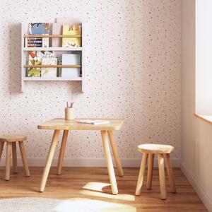 Dřevěný dětský stůl Kave Home Dilcia 55 x 55 cm