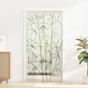 Dveřní závěs proti hmyzu s bambusovým potiskem, bambus 90x220cm