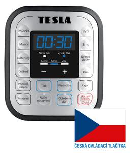 TESLA EliteCook K70 Premium - multifunkční elektrický tlakový hrnec s poklicí pro horkovzdušný ohřev