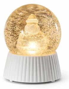 DECOLED LED svítící koule sněžítko, 10 × 14,5 cm, Santa Claus
