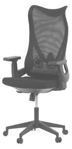 Ergonomická kancelářská židle SOSA - černá síťovina