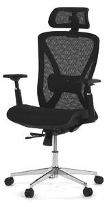 Ergonomická kancelářská židle NILS - černá síťovina