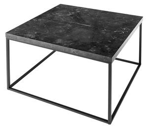 Designový konferenční stolek Haines 60 cm vzor antracitový mramor