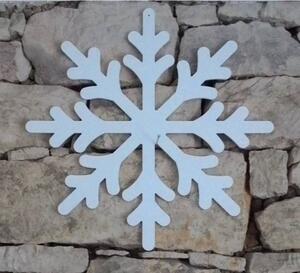 DECOLED Vánoční ozdoba vločka Wega 50 cm, plast venkovní