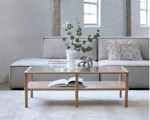 Designový konferenční stolek Dallan 120 cm přírodní dub