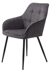 Designová židle Jadwiga II tmavě šedá