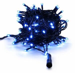 DECOLED LED světýlka na stromeček 20 m modrá IP44, vč. zdroje Hobby Line