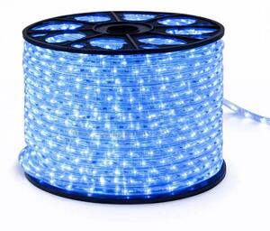 DECOLED Easy Fix světelná LED hadice venkovní, 100 m, modrá, transparentní, IP44, cívka