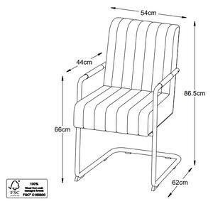 Designová židle Mahima tmavě šedá