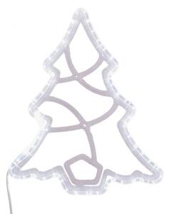 DECOLED Easy Fix 2D LED světelný stromeček, 49 × 58 × 2 cm, teple bílá, 3D tisk, DZX0091S1