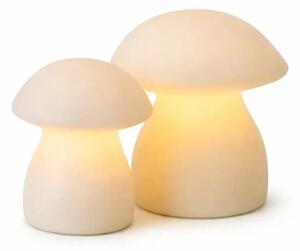 SIRIUS LED svíčka z pravého vosku na baterie houba, bílá, sada 2 kusy, cca 10 cm, CR2032