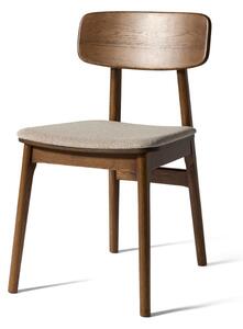 Designová jídelní židle Harper kouřová hnědá