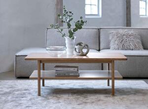 Designový konferenční stolek Zayleigh 120 cm vzor dub