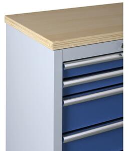 Pracovní stolní deska EXPERT (1x skříňka), dřevěná, 680 x 463 x 36 mm