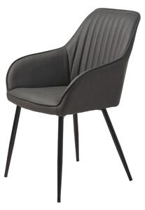 Designová židle Jadwiga III tmavě šedá