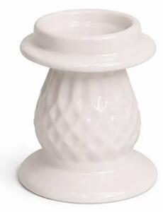 DECOLED Vánoční svícen na stůl keramický, 7 × 7 × 6,5 cm