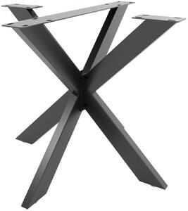 Stolové nohy 318109 Biloxi S - 85x85x71 cm, kov, černá