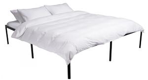 Kovová Postel Hamlin - 200 x 180, v 41 cm - Černá