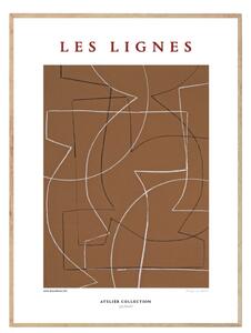The Poster Club Autorský plakát Les Lignes by Berit Mogensen Lopez - 50 x 70 cm TPC131