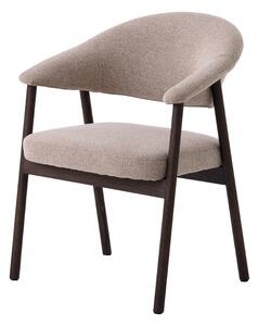 Designová jídelní židle Jacqueline tmavě hnědý dub