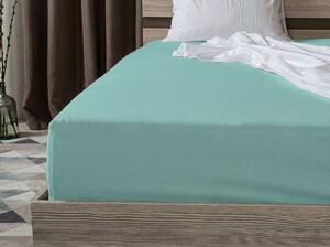 Jersey prostěradlo mentolové 90 x 200 cm