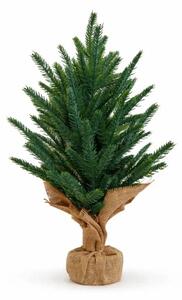 DECOLED Vánoční stromeček umělí s jehličím 57 cm, plast a kov, IP20 do interiéru