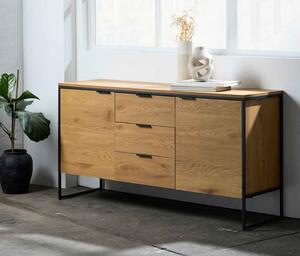 Designová komoda Valenzuela 155 cm vzor dub