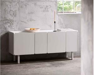 Designová komoda Feliciana 160 cm bílá