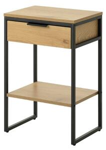 Designový odkládací stolek Valenzuela 40 cm vzor dub