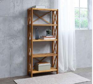 Designový regál Walworth 161 cm přírodní dub