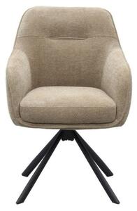 Designová otočná židle Sanjaya taupe