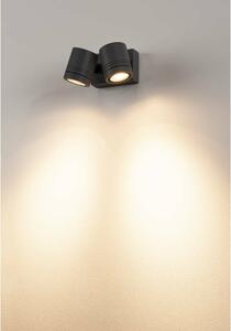 SLV BIG WHITE MYRA WALL, venkovní nástěnné a stropní svítidlo, dvě žárovky, QPAR51, IP55, antracit, max.100 W 233095