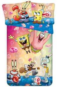 Dětské povlečení z mikrovlákna SPONGEBOB PARTY barevné Rozměr povlečení: 70 x 90 cm | 140 x 200 cm