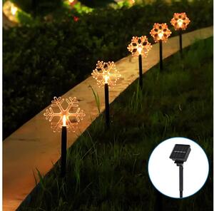 Aigostar - LED Solární vánoční svítidlo LED/0,054W/1,2V 1m IP65 teplá bílá