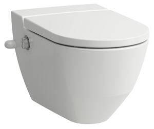 Laufen Cleanet NAVIA LCC matná bílá bidetovací WC mísa se sedátkem boční příívod vody