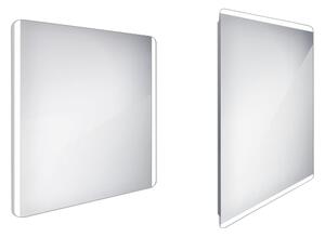 Nimco zrcadlo LED 800 x 700 Model 17000 hliníkový rám ZP 17003