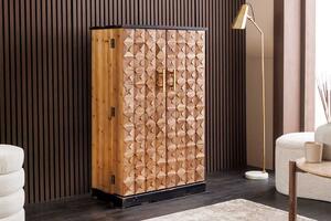 Designová barová skříňka Winebar 122 cm borovice