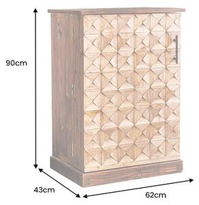 Designová barová skříňka Winebar 90 cm borovice