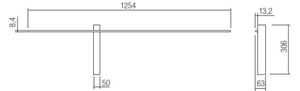 Redo 01-2479 - LED Nástěnné svítidlo TANGENT LED/14W/230V 3000K bílá