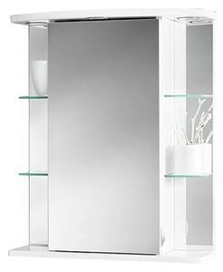 JOKEY HAVANA LED 55 bílá zrcadlová skříňka MDF 55x66x23cm