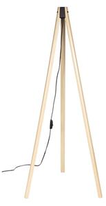 Brilagi - LED Stojací lampa CERIA 1xE27/60W/230V pr. 35 cm béžová