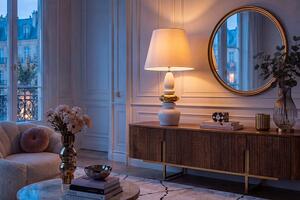 Designová stolní lampa Kaloosh 68 cm bílá