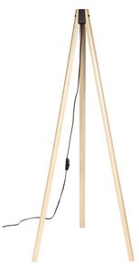 Brilagi - LED Stojací lampa CERIA 1xE27/60W/230V pr. 25 cm béžová