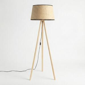 Brilagi - LED Stojací lampa CERIA 1xE27/60W/230V pr. 35 cm béžová