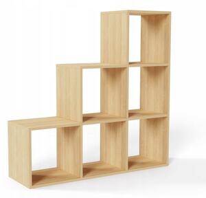 Regál MIADOMODO JG99542 97,5 cm x 97,5 cm x 29 cm dub sonoma